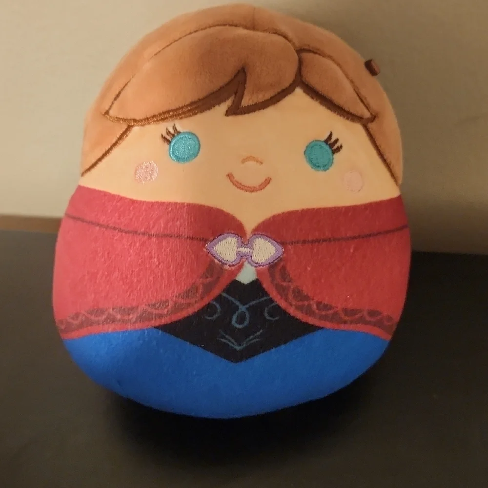 Disney Anna Frozen  Blue Plush Toy